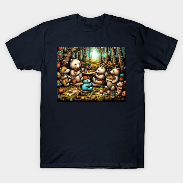 Teddy bear's picnic T-Shirt by Tarrby